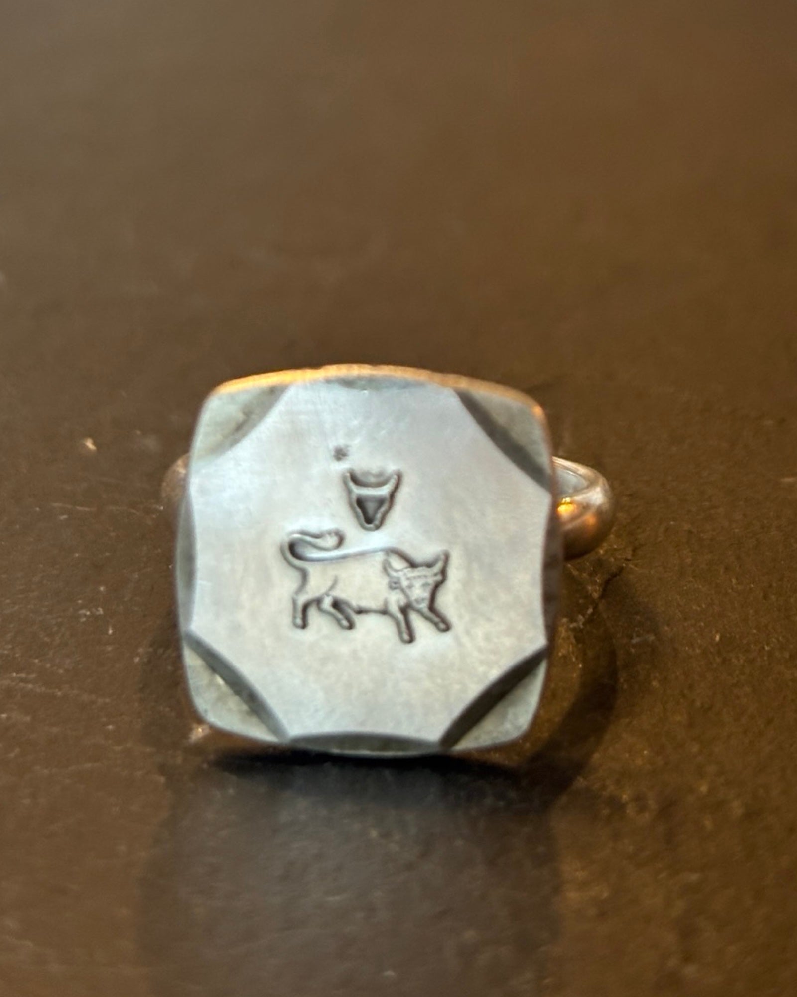 TAUREAU bague en argent signe du zodiaque - blissparis